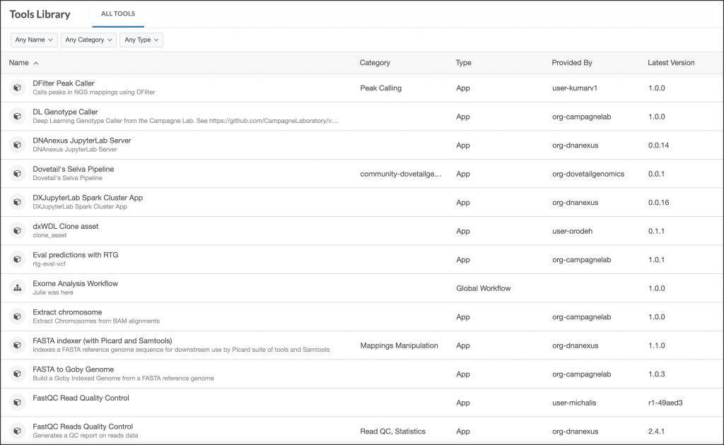 Tools Library