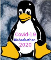 COVID-19 Biohackathon Logo