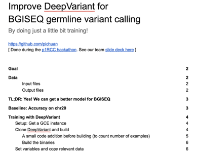 DeepVariant Google Brain
