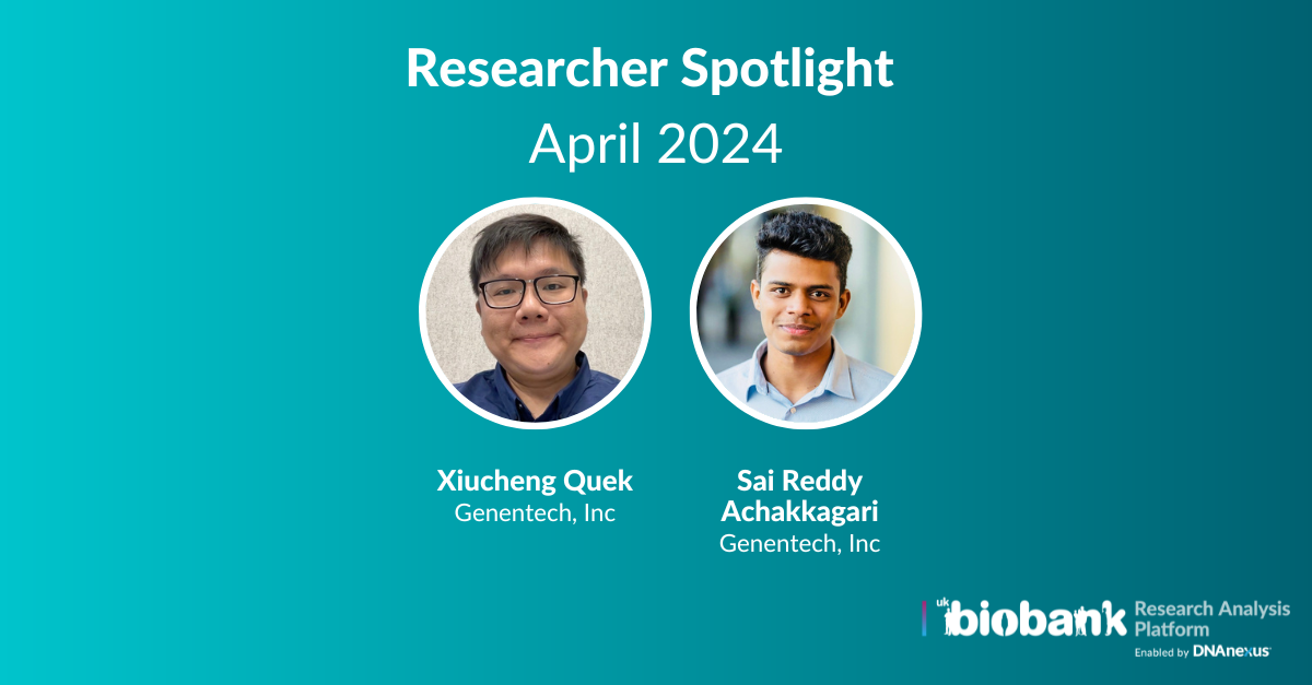 April 2024 Researcher Spotlight: Xiucheng Quek & Sai Reddy Achakkagari