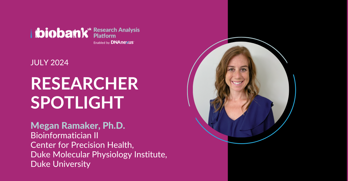 July 2024 UKB Researcher Spotlight: Megan Ramaker, Ph.D.