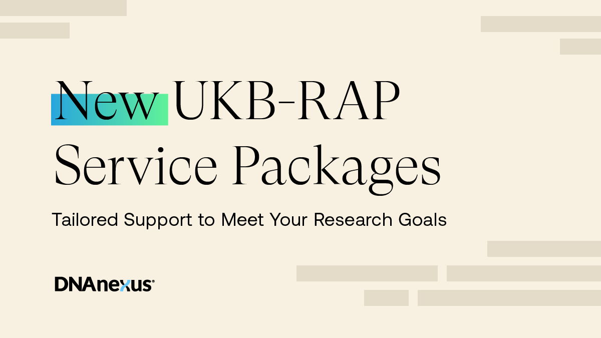 New UKB-RAP Service Packages